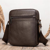 Simple Retro Leather Casual Solid Color Shoulder Bag Crossbody Bag