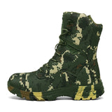 New Men's Army Color Outdoor Lace-Up Slip Resistant Boots