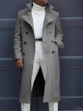 British Style Mid-length Outerwear Fashion Men's Coats