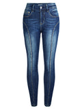 Women's Casual Style Slim Fit Stretchy Classic Denim Pants