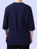 Vintage Simple Style Casual Comfort Loose Long Sleeve T-Shirt