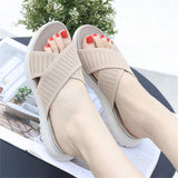 Casual Comfy Plus Size Flat Open Toe Female Summer Slippers