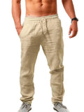 Men's Cotton Linen Breathable Pants