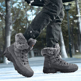 Men's Winter Waterproof Extra Warm Hiking Snow Boots