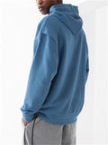 Male Winter Fleece Warm Loose Sports Daily Hoodie