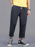 Fashion Men Straight-Leg Loose Casual Long Harem Pants