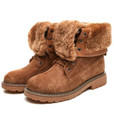 Winter Short Plush Keep Warm Mid Calf Snow Boots for Women