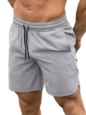 Men's Sports Breathable Comfy Pockets Drawstring Running Shorts