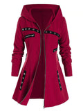 Women's Classy Mid Length Hooded Coats