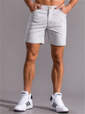 Men's Fashion Summer Button Pockets Stretchy Cargo Shorts