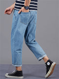 Fashion Men Straight-Leg Loose Casual Long Harem Pants