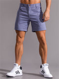 Men's Fashion Summer Button Pockets Stretchy Cargo Shorts