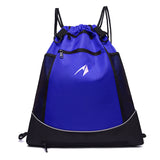 Men's Basketball Large Capacity Drawstring Bag with Hidden Mesh Bag