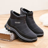 Men's Casual Comfy Round Toe Warm Winter Boots