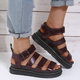 Women's Soft Comfy Buckle Up Casual Beach Sandals