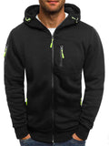 Men's Cool Full Zip Hooded Training Jacket for Autumn