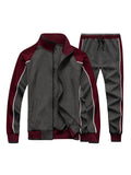 Trendy Plus Size Relaxed Two-piece Sports Set for Men