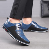 Men's Lace Up Microfiber Leather Shoes