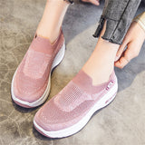 Lady Sport Style Extra Breathable Mesh Thicken Outsole Sneakers Loafers