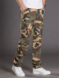 Men's Cozy 100% Cotton Multi Pockets Cargo Pants