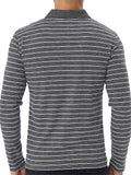 Men's Daily Wear Striped Contrasting Color Long Sleeve T-shirts