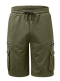 Men's Cotton Blend Plus Size Casual Knee Length Shorts in Summer