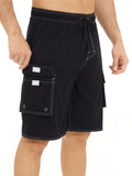 Men's Summer Jogger Knee Length Drawstring Casual Beach Shorts