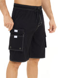 Men's Summer Jogger Knee Length Drawstring Casual Beach Shorts