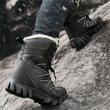 Men's Outdoor Sport Thick Sole Non-Slip Warm Plush Snow Boots