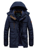 Men Detachable Hoodies Cotton-Padded Coats