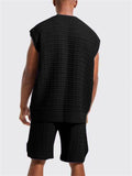 Loose-fitting Comfortable Knitwear Sports Pure Men's Sets