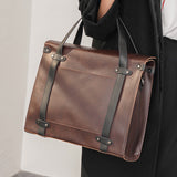 Male Vintage High Capacity Casual Office Travel Handbag