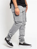 Spring Autumn Trendy Multi-pocket Men's Cargo Trousers