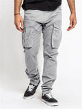 Spring Autumn Trendy Multi-pocket Men's Cargo Trousers