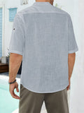 Male Fashion Casual Cozy Linen Button Shirts