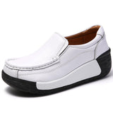 Casual Sport Style Cow Leather Extra Breathable Women Loafers