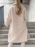 Plush Warm Thickening Winter Oversized Coats For Ladies