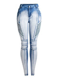 Women's Street Style Fashion Stretchy Skinny Denim Jeans