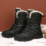 Men's Outdoor Sport Thick Sole Non-Slip Warm Plush Snow Boots