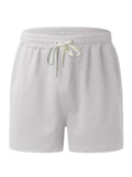 Men's Summer Sandy Beach Drawstring Sports Shorts with Pocket