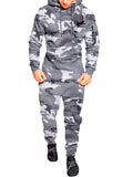 New Sporty Hoodies Sweatpants 2 Pieces Tracksuit