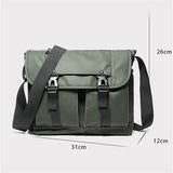 Simple Vintage Waterproof Men's Business Commuting Handbags