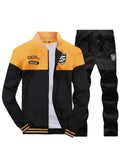 Mens Comfy 2 Piece Sets Outerwears+Pants