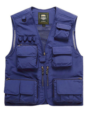 Multifunctional Quick Dry Sleeveless Vest Jacket