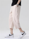 New Arrival Casual Strap Loose Linen Pants