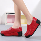 Casual Sport Style Cow Leather Extra Breathable Women Loafers