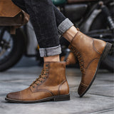 New Casual Simple Style Outdoor Ankle Boots For Men