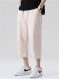 New Arrival Casual Strap Loose Linen Pants