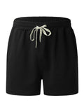 Men's Summer Sandy Beach Drawstring Sports Shorts with Pocket