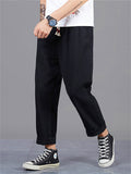 Fashion Men Straight-Leg Loose Casual Long Harem Pants